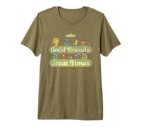 Sesame Street Vintage Heart Good Friends, Great Times Camiseta Premium