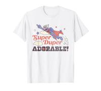 Sesame Street Vintage Heart Grover, Super Duper Adorable Camiseta