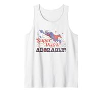 Sesame Street Vintage Heart Grover, Super Duper Adorable Camiseta sin Mangas