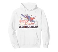 Sesame Street Vintage Heart Grover, Super Duper Adorable Sudadera con Capucha