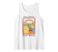 Sesame Street Vintage Heart, Kind Hearts, Kind World Camiseta sin Mangas