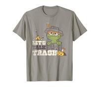 Sesame Street Vintage Heart Oscar, Let's Talk Trash Camiseta