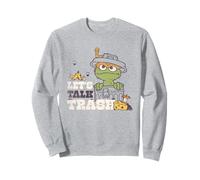 Sesame Street Vintage Heart Oscar, Let's Talk Trash Sudadera