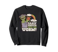 Sesame Street Vintage Oscar, Early Grouch Gets The Worm Sudadera