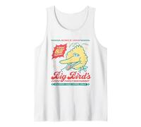 Sesame Street Vintage Sign Big Bird's Best Pancakes Camiseta sin Mangas