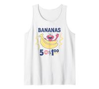 Sesame Street Vintage Sign Elmo's Bananas Camiseta sin Mangas