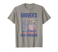 Sesame Street Vintage Sign Grover's Handmade Ice Cream Camiseta