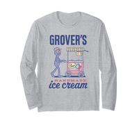 Sesame Street Vintage Sign Grover's Handmade Ice Cream Manga Larga