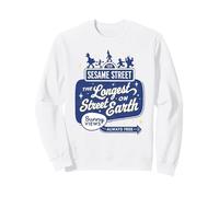 Sesame Street Vintage Sign Longest Street On Earth Sudadera