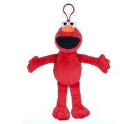 Sésamo calle colgante de peluche con forma de llave de peluche de sésamo Street Plush Bagclip a elegir 8 personajes 17-20 cm (Elmo)