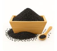 Sésamo Negro 1 Kg | Semilla de Sesamo Negro 1000 gr | ajonjolí Negro Natural | Ideal para Pan, Repostería, Ensaladas y Cocina Asiática"