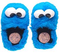 Sesamstrasse Pantuflas 3D del Monstruo de las Galletas, XL, 44-46, azul, X-Large