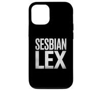 Sesbian Lex Divertido Queer LGBTQ Humor Sarcasmo Chiste Mujeres Hombres Carcasa para iPhone 12/12 Pro
