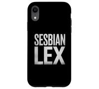 Sesbian Lex Divertido Queer LGBTQ Humor Sarcasmo Chiste Mujeres Hombres Carcasa para iPhone XR