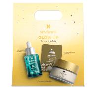 Sesderma Glow Up Sérum Sesmahal B3 30 ml + Parches Ojos 24K Gold + Crema C-Vit Hidratante 50 ml