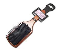 Sesiomworld Cepillo Profesional Raqueta de Madera Rectangular Tam. Mediano, 1 Unidad