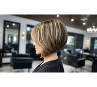 Sesión de peluquería con lavado masaje capilar balayage al aire con matiz ritual de hidratación y peinado