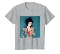 Sesión fotográfica de PJ Harvey para traerte mi Amor Camiseta, Niños, Gris Jaspeado, 6 años