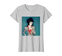 Sesión fotográfica de PJ Harvey para traerte mi Amor por Simon Fowler Camiseta, Mujer, Plata, XL