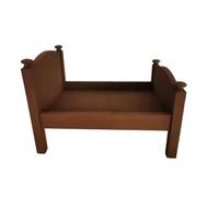 Sesiones de fotos de bebé de madera cama/mesa lateral accesorios de fotografía muebles en miniatura para recién nacidos imágenes hacen cómoda cama posando