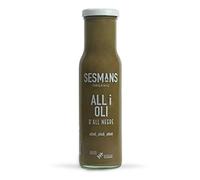 Sesmans, Salsa natural All i Oli de ajo negro - 3 de 240 gr. (Total 720 gr.)