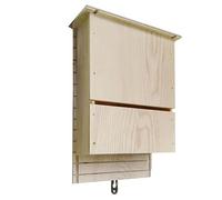 Sessleger - Casa grande para murciélagos al aire libre, enorme caja de madera, resistente a las inclemencias del tiempo, casa para murciélagos en espiral sin tratar, refugio, piezas de repuesto de