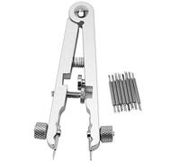 Sessleger Correa de Reloj Abrazadera Estándar de Barra Remover Reparación de Bandas de Reloj Quitar Herramienta, plata