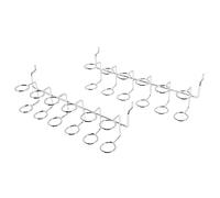 Sessleger - Juego de 2 piezas de serías para destornilladores, soporte multiherramienta, panel perforado, accesorio para panel perforado, accesorios multianillo