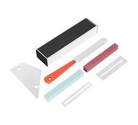 Sessleger La herramienta de guitarra Luthier incluye un haz de nivelación de trastes, un archivo de trastes de guitarra, protectores de palanca y diapasón, piedras de molienda