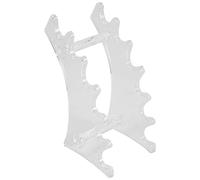 Sessleger - Soporte de exhibición de 6 ranuras, lápiz de ceja, lápiz de maquillaje, organizador para uso en casa, transparente