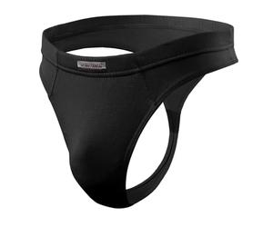 Sesto Senso 1 Pack Hombre Tanga Sexy Micromodal String Slip XL Negro