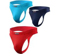 Sesto Senso 3 Pack Hombre Tanga Sexy Micromodal String Slip