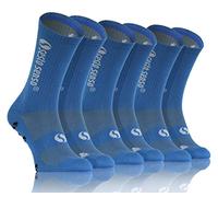 Sesto Senso 3 Pares Calcetines Deportivos Azul Algodón Coloridos Hombre Mujer 35-38 Blue