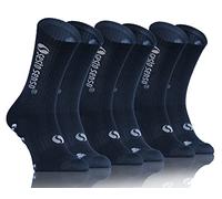 Sesto Senso 3 Pares Calcetines Deportivos Azul oscuro Algodón Coloridos Hombre Mujer 47-50 Dark Blue