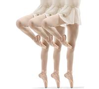 Sesto Senso 3 Pares Medias De Niña 40 Den De Colores Opacos Microfibra Para Niña, Beige, 128-134