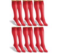 Sesto Senso 6 Pares Calcetines Largos Microfibra Para Mujer 40 DEN 6x1 pack Red Rojo