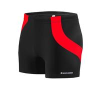 Sesto Senso bañador bóxer Ajustado para Hombre, Deportivo e Impermeable para Nadar - Talla M, Color Negro - Ropa de baño ceñida