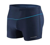 Sesto Senso Bañador de Natación Hombre Shorts Traje de Baño Pantalones Boxers de Natación BD 314 L Azul Oscuro