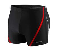 Sesto Senso Bañador de Natación Hombre Shorts Traje de Baño (tamaños de M a 4XL) Pantalones de Natación Trajes Playa Aquashorts BD 366 (M, Black)