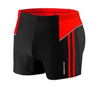 Sesto Senso Bañador de Natación Hombre Shorts Traje de Baño (tamaños de M a 4XL) Pantalones de Natación Trajes Playa Aquashorts BD 384 (XL, Black)