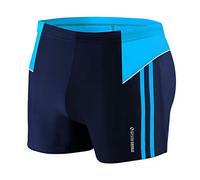 Sesto Senso Bañador de Natación Hombre Shorts Traje de Baño (tamaños de M a 4XL) Pantalones de Natación Trajes Playa Aquashorts BD 384 (L, Blue)
