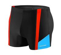Sesto Senso Bañador de Natación Hombre Shorts Traje de Baño (tamaños de M a 4XL) Pantalones de Natación Trajes Playa Aquashorts BD 379 (4XL, Black)