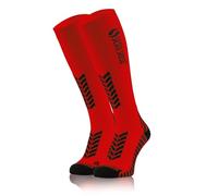 Sesto Senso Calcetines de Compresión Deporte Colores Altos Hombre Mujer 35-38 Rojo