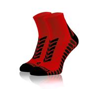 Sesto Senso Calcetines Deporte Colores Cortos Hombre Mujer 1 Par 39-42 Rojo