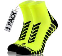 Sesto Senso Calcetines Deporte Colores Cortos Hombre Mujer 3 Pares 47-50 Amarillo