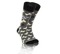 Sesto Senso Calcetines Divertidos Algodón Mujer Hombre Locos Coloridos Funny Socks Animal Perrito 35-38 Perro