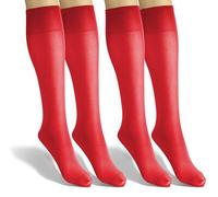 Sesto Senso Calcetines Largos Microfibra Para Mujer 2 Pares 40 DEN 2x1 pack Red Rojo
