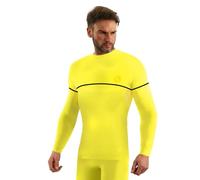 Sesto Senso Camiseta Interior Deportiva para Hombre Dryarn Blusa de Compresión Manga Larga