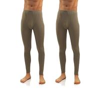 Sesto Senso Hombre 2 Unidades Pantalones Largos Calzoncillos para Hombre k2 (Verde Oliva, S)