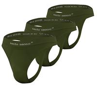 Sesto Senso Hombre String Sin Costura G-Strings Sexy 3 Pack